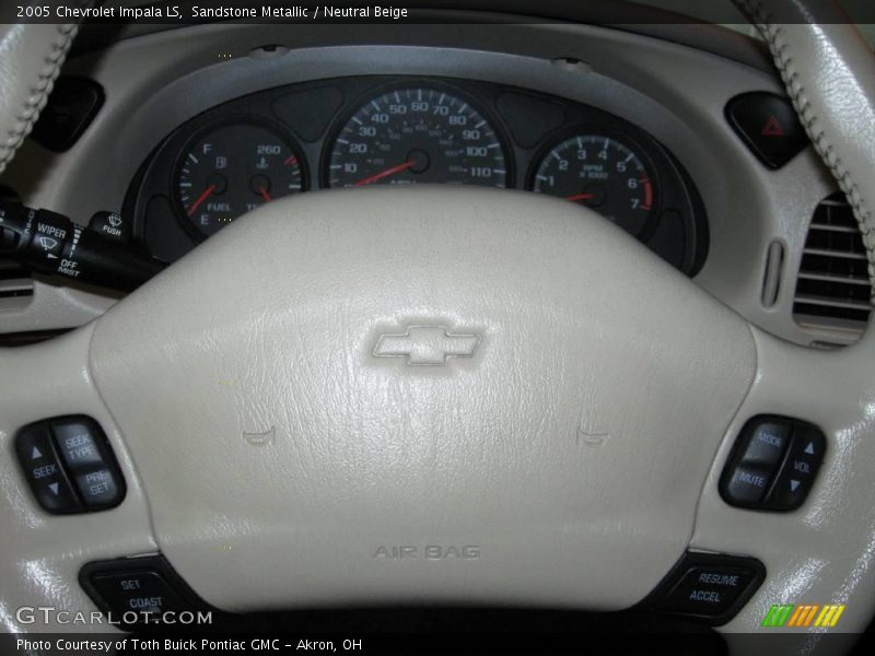 Sandstone Metallic / Neutral Beige 2005 Chevrolet Impala LS