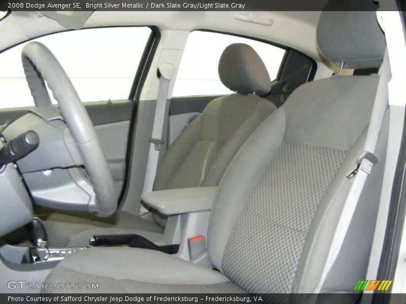 Bright Silver Metallic / Dark Slate Gray/Light Slate Gray 2008 Dodge Avenger SE