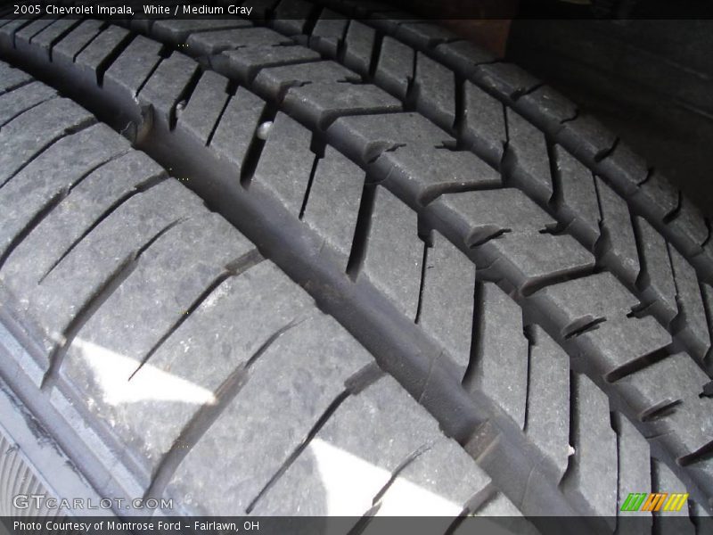 White / Medium Gray 2005 Chevrolet Impala