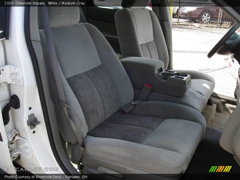 White / Medium Gray 2005 Chevrolet Impala