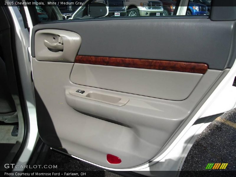 White / Medium Gray 2005 Chevrolet Impala