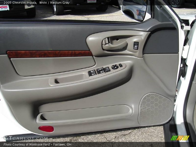 White / Medium Gray 2005 Chevrolet Impala