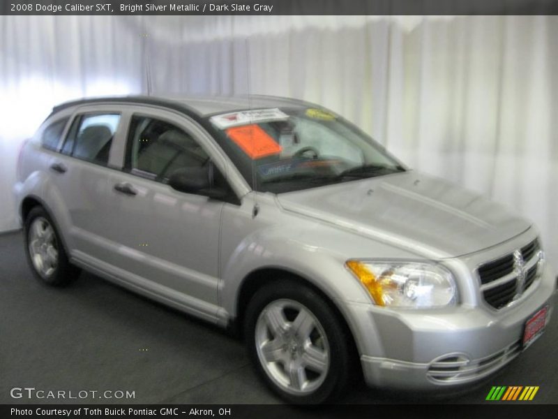 Bright Silver Metallic / Dark Slate Gray 2008 Dodge Caliber SXT