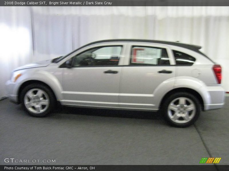 Bright Silver Metallic / Dark Slate Gray 2008 Dodge Caliber SXT