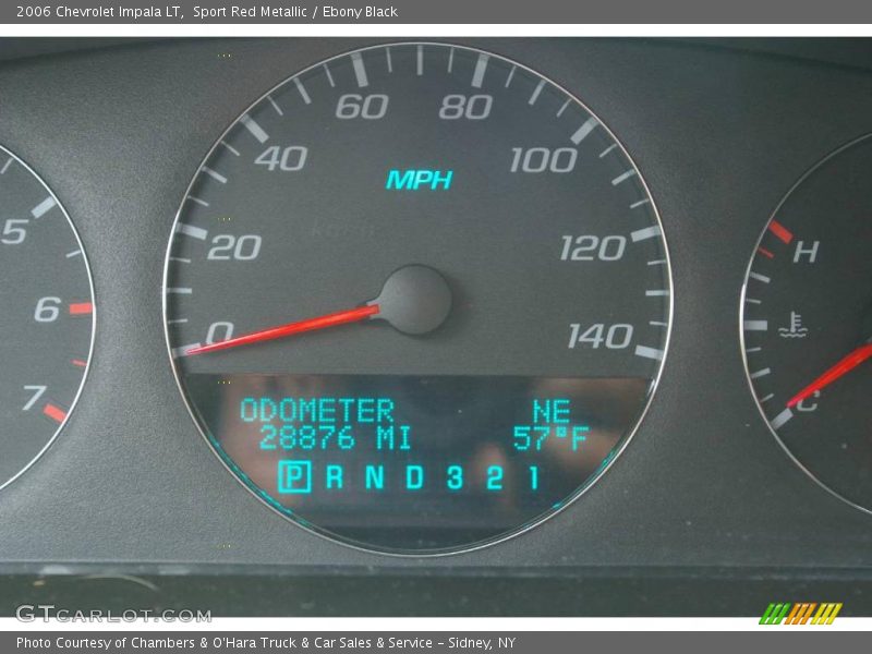 Sport Red Metallic / Ebony Black 2006 Chevrolet Impala LT
