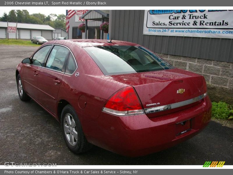 Sport Red Metallic / Ebony Black 2006 Chevrolet Impala LT