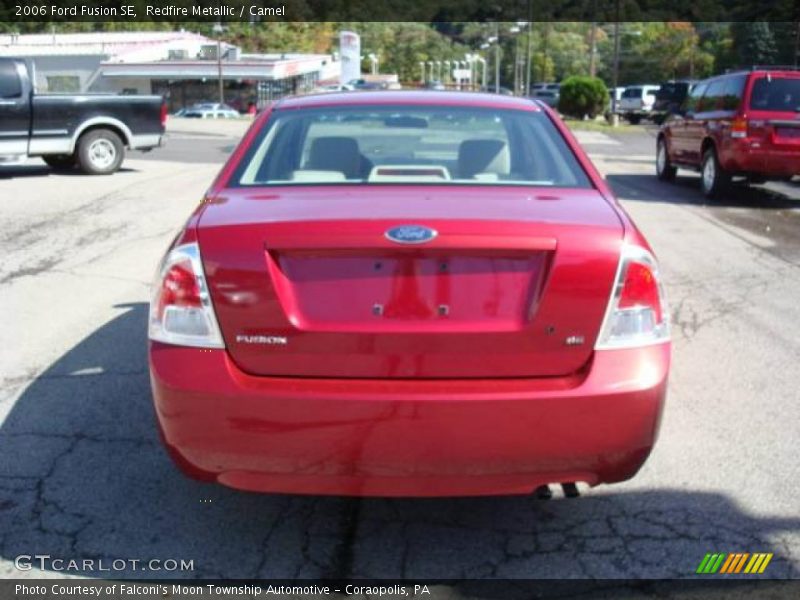 Redfire Metallic / Camel 2006 Ford Fusion SE