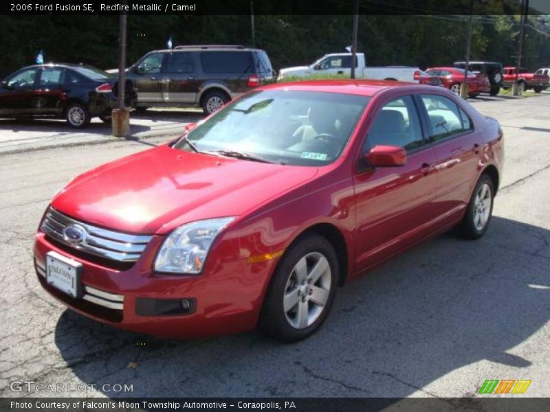 Redfire Metallic / Camel 2006 Ford Fusion SE