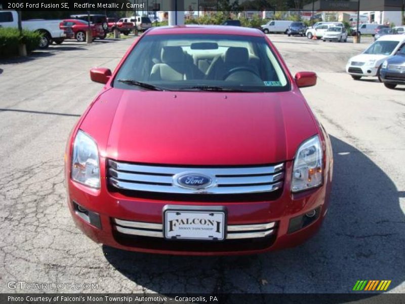 Redfire Metallic / Camel 2006 Ford Fusion SE