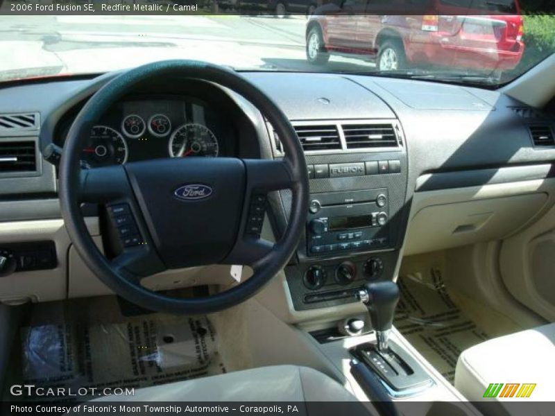 Redfire Metallic / Camel 2006 Ford Fusion SE