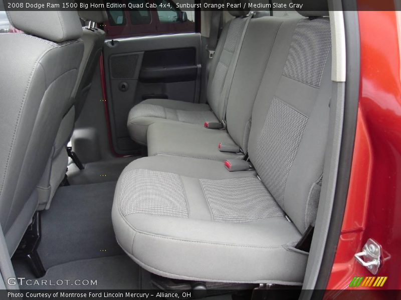 Sunburst Orange Pearl / Medium Slate Gray 2008 Dodge Ram 1500 Big Horn Edition Quad Cab 4x4