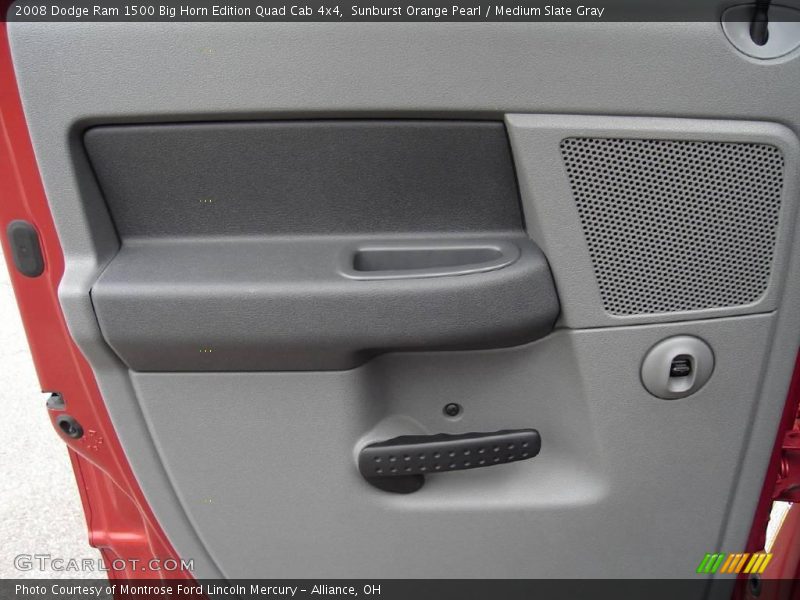 Sunburst Orange Pearl / Medium Slate Gray 2008 Dodge Ram 1500 Big Horn Edition Quad Cab 4x4