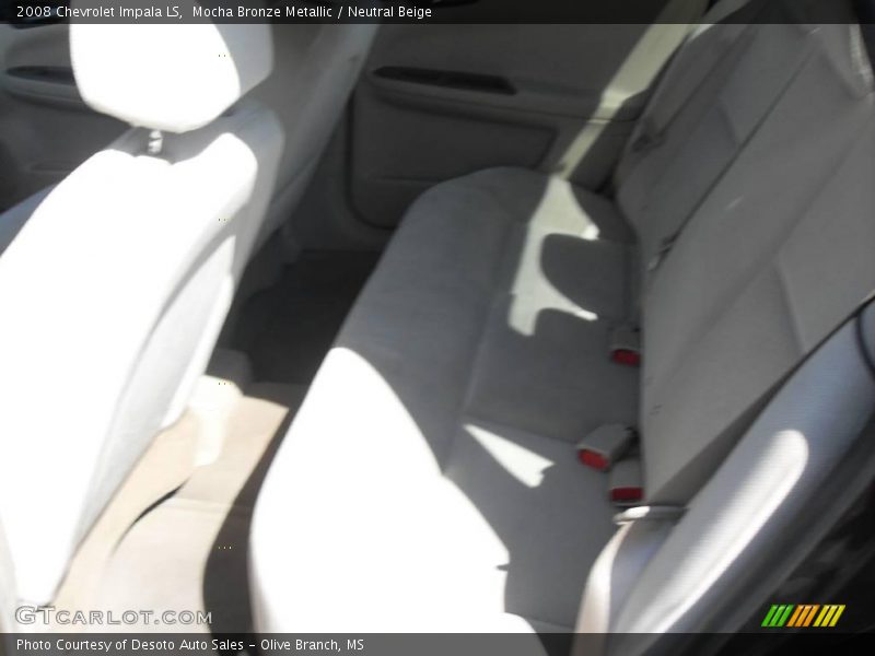 Mocha Bronze Metallic / Neutral Beige 2008 Chevrolet Impala LS