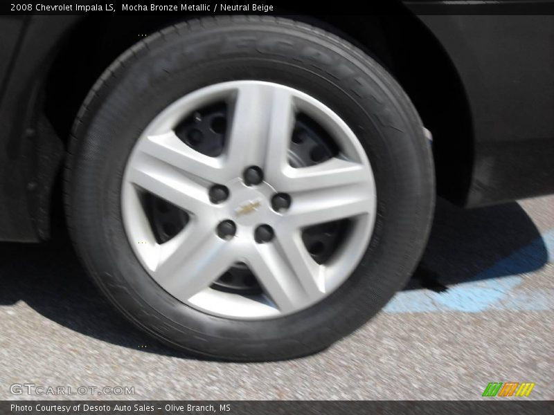 Mocha Bronze Metallic / Neutral Beige 2008 Chevrolet Impala LS