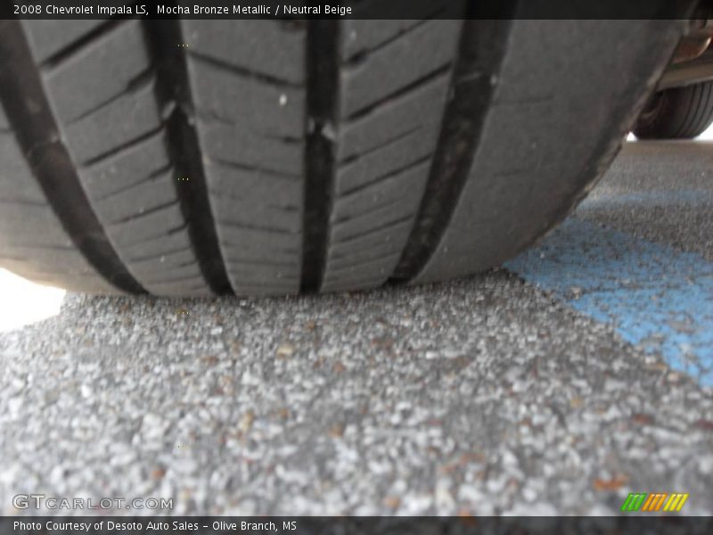 Mocha Bronze Metallic / Neutral Beige 2008 Chevrolet Impala LS