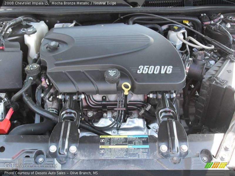 Mocha Bronze Metallic / Neutral Beige 2008 Chevrolet Impala LS