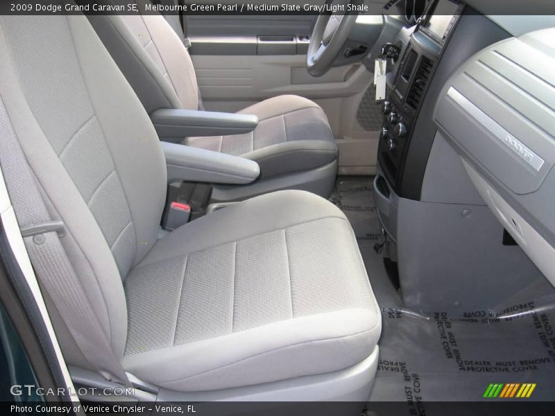 Melbourne Green Pearl / Medium Slate Gray/Light Shale 2009 Dodge Grand Caravan SE
