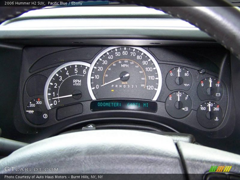 Pacific Blue / Ebony 2006 Hummer H2 SUV