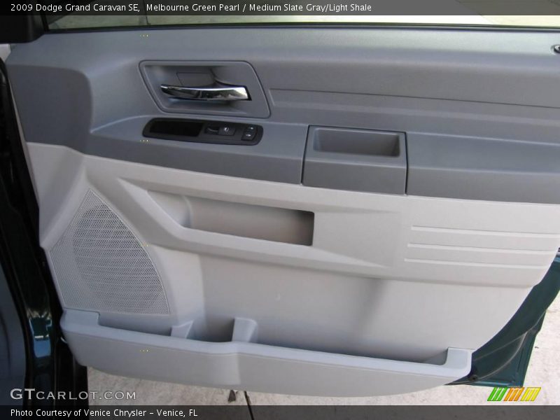 Melbourne Green Pearl / Medium Slate Gray/Light Shale 2009 Dodge Grand Caravan SE