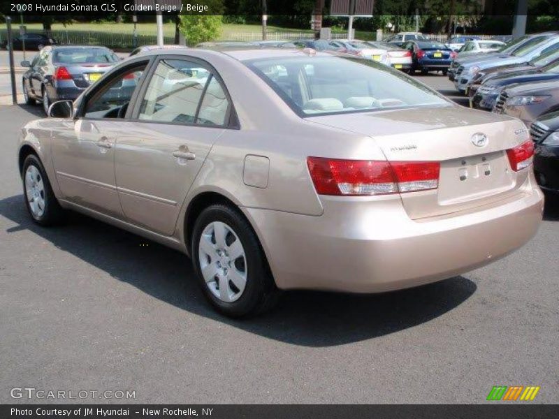 Golden Beige / Beige 2008 Hyundai Sonata GLS