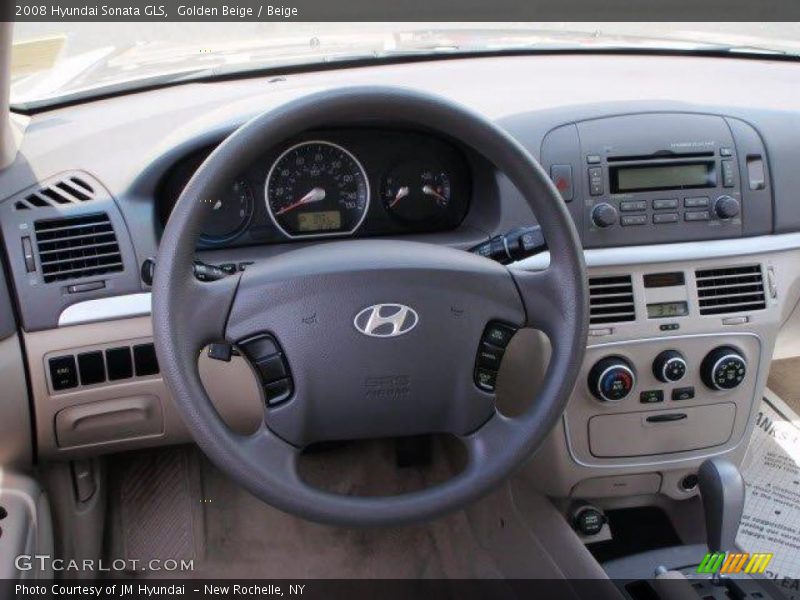 Golden Beige / Beige 2008 Hyundai Sonata GLS