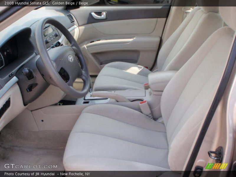Golden Beige / Beige 2008 Hyundai Sonata GLS