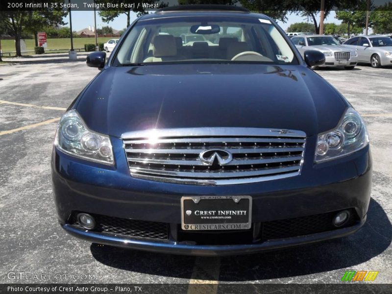 Twilight Blue Pearl / Wheat 2006 Infiniti M 35 Sedan