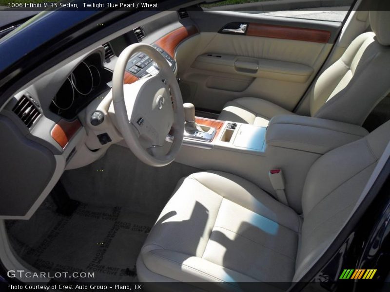 Twilight Blue Pearl / Wheat 2006 Infiniti M 35 Sedan