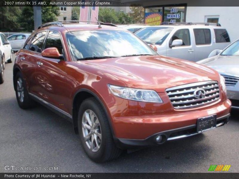 Autumn Copper Metallic / Graphite 2007 Infiniti FX 35 AWD