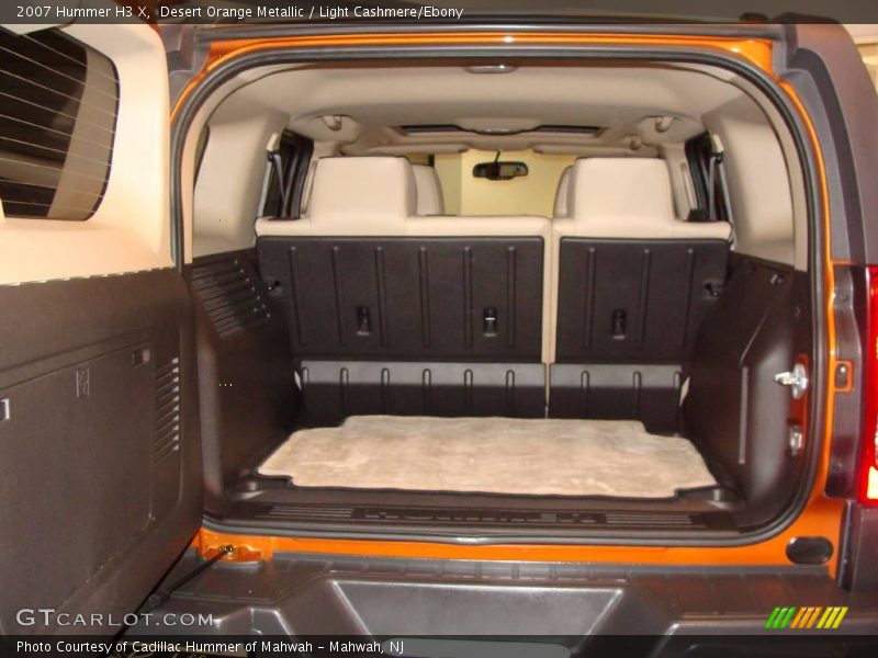 Desert Orange Metallic / Light Cashmere/Ebony 2007 Hummer H3 X
