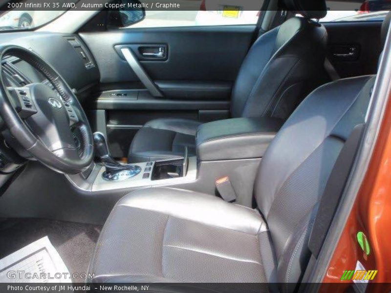 Autumn Copper Metallic / Graphite 2007 Infiniti FX 35 AWD