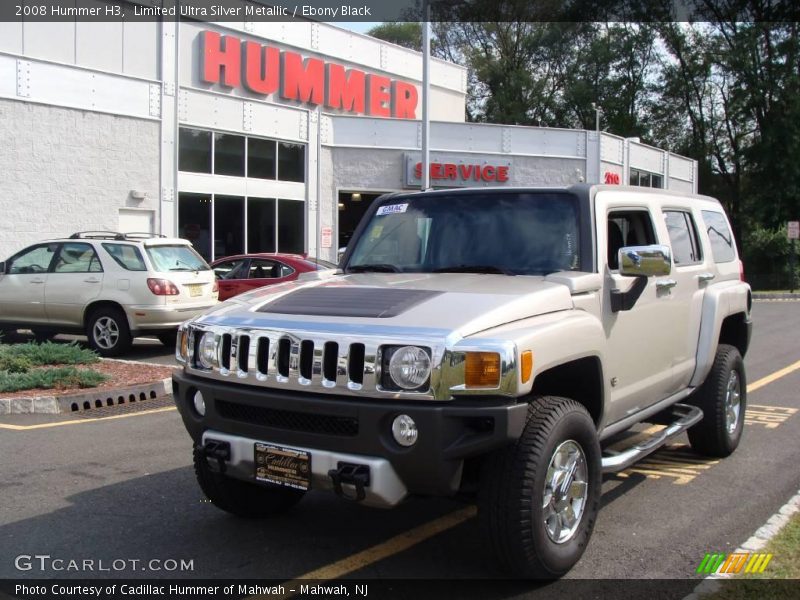 Limited Ultra Silver Metallic / Ebony Black 2008 Hummer H3