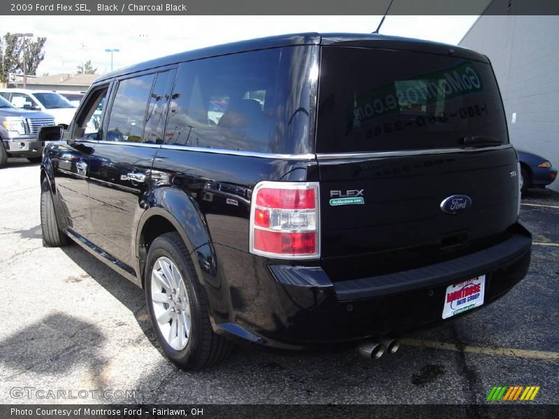 Black / Charcoal Black 2009 Ford Flex SEL
