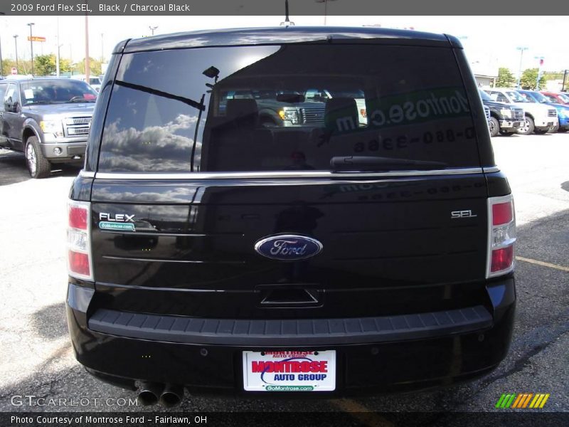 Black / Charcoal Black 2009 Ford Flex SEL