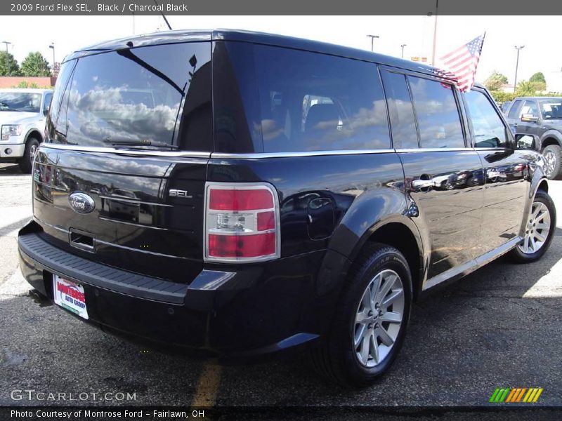 Black / Charcoal Black 2009 Ford Flex SEL