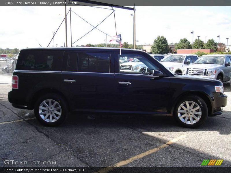 Black / Charcoal Black 2009 Ford Flex SEL