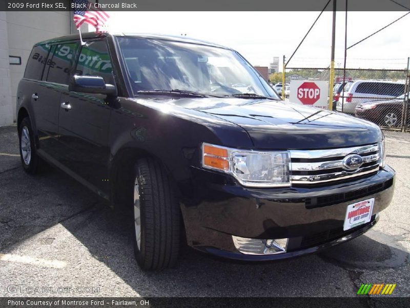Black / Charcoal Black 2009 Ford Flex SEL