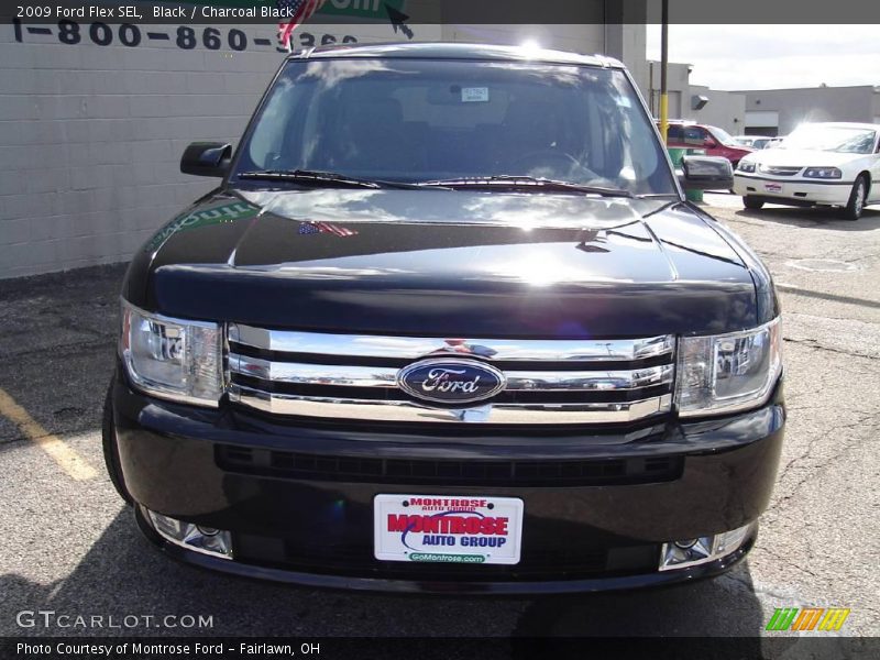 Black / Charcoal Black 2009 Ford Flex SEL