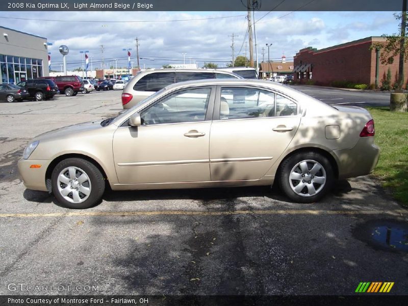 Light Almond Beige / Beige 2008 Kia Optima LX