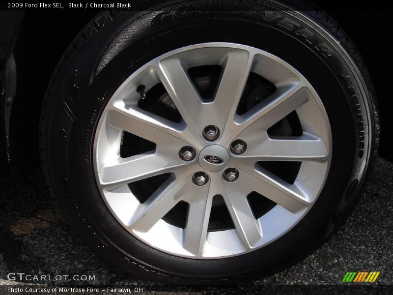 Black / Charcoal Black 2009 Ford Flex SEL
