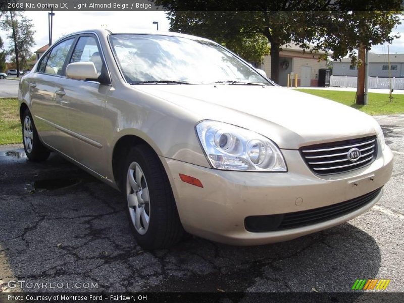 Light Almond Beige / Beige 2008 Kia Optima LX