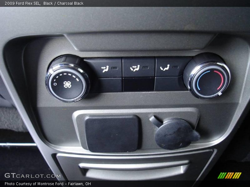 Black / Charcoal Black 2009 Ford Flex SEL