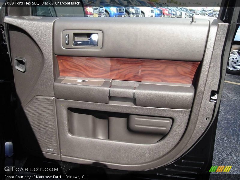 Black / Charcoal Black 2009 Ford Flex SEL
