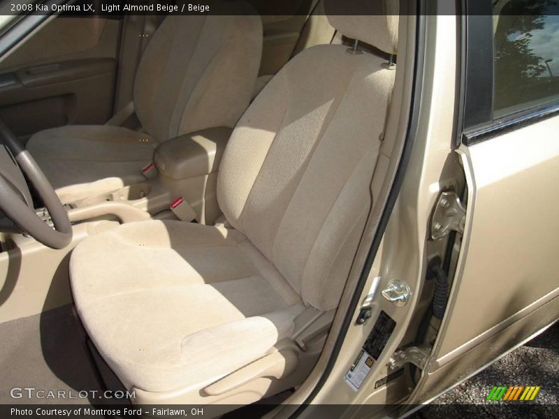 Light Almond Beige / Beige 2008 Kia Optima LX