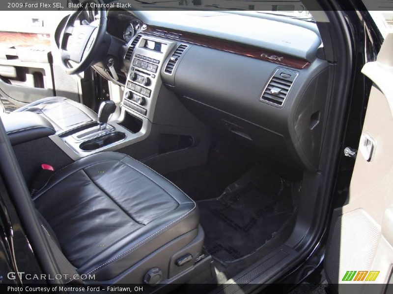 Black / Charcoal Black 2009 Ford Flex SEL