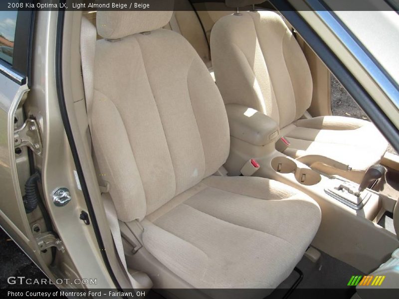 Light Almond Beige / Beige 2008 Kia Optima LX