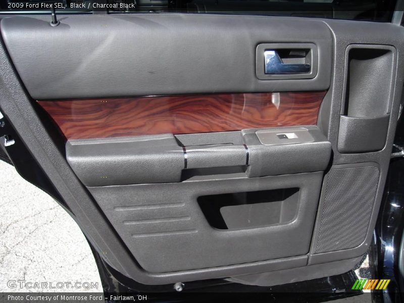 Black / Charcoal Black 2009 Ford Flex SEL