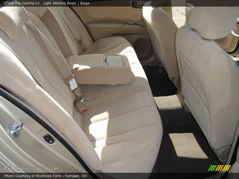 Light Almond Beige / Beige 2008 Kia Optima LX