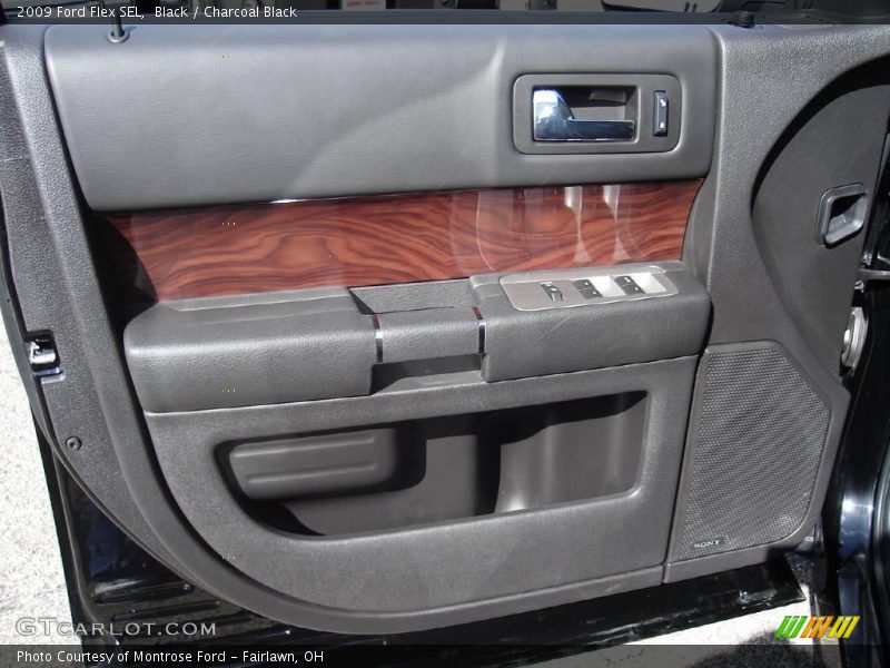 Black / Charcoal Black 2009 Ford Flex SEL