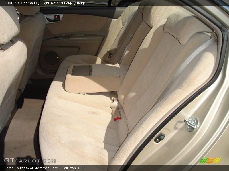 Light Almond Beige / Beige 2008 Kia Optima LX